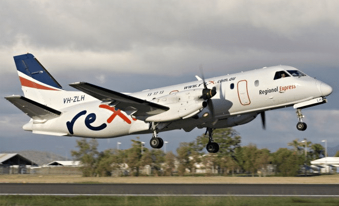 Rex Saab 340 Mail-plane flight 