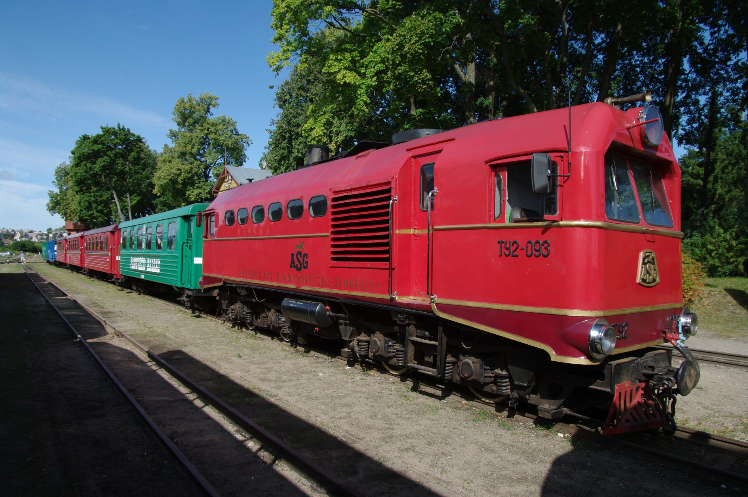 The Aukstaitijos narrow-gauge railway